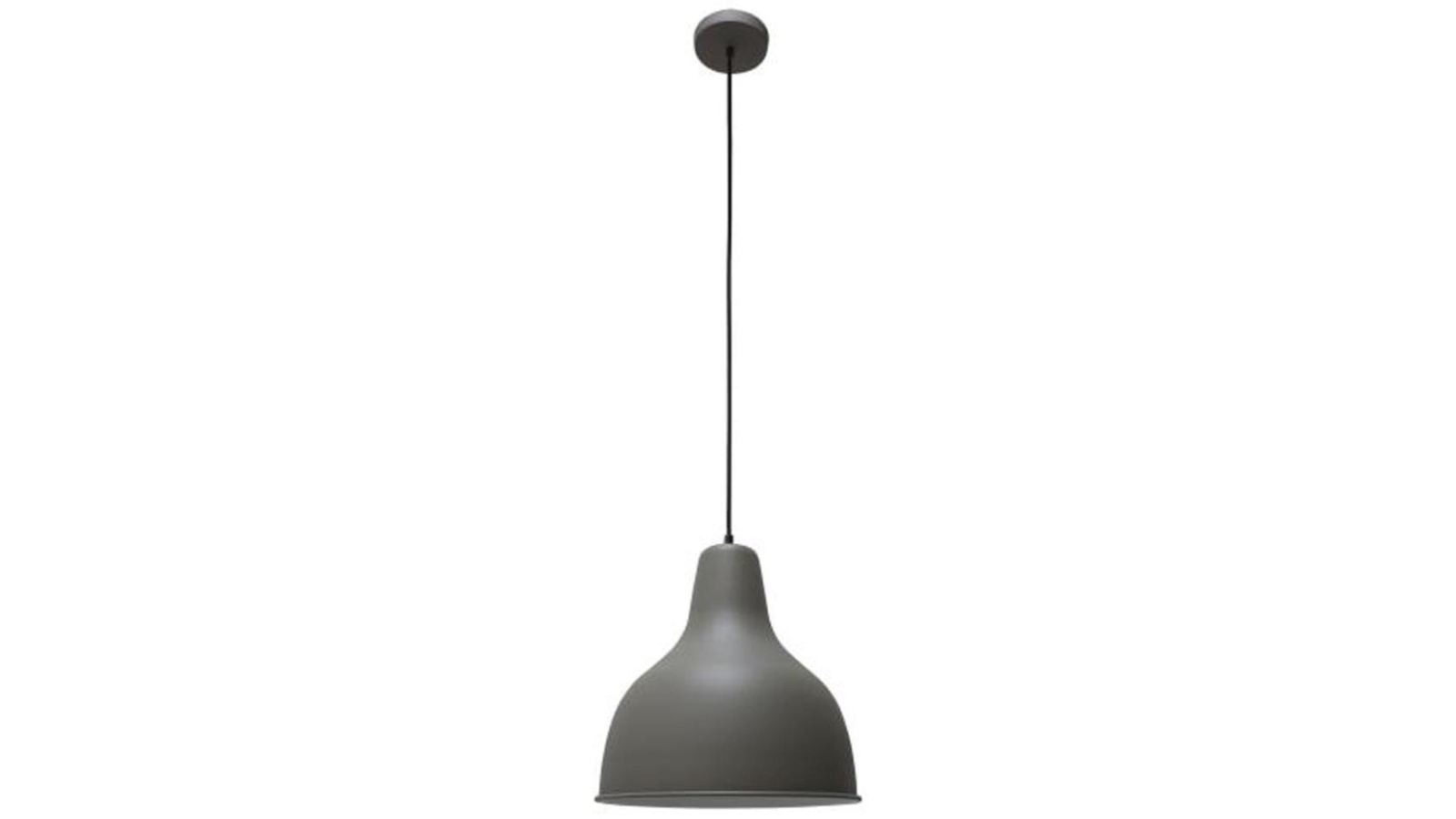 Luminea Charlie Modern Hanging Pendant Light - Grey