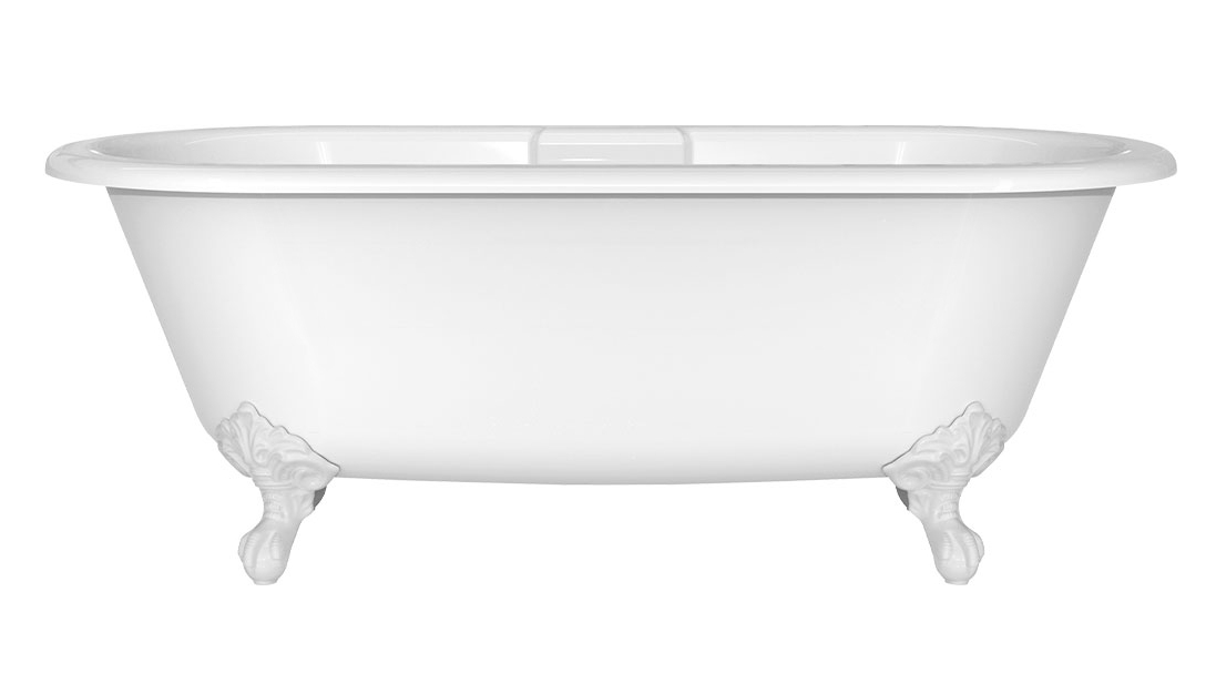 Victoria & Albert Cheshire Gloss White Freestanding Bath with QUARRYCAST White Feet