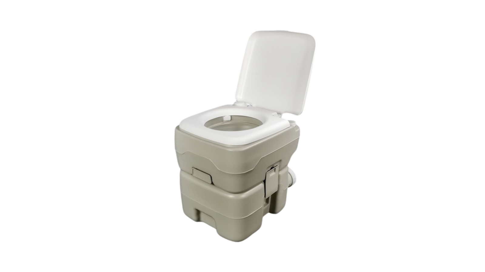 Outdoor360 21 Litre Leak-Proof Portable Toilet with Manual Flush 