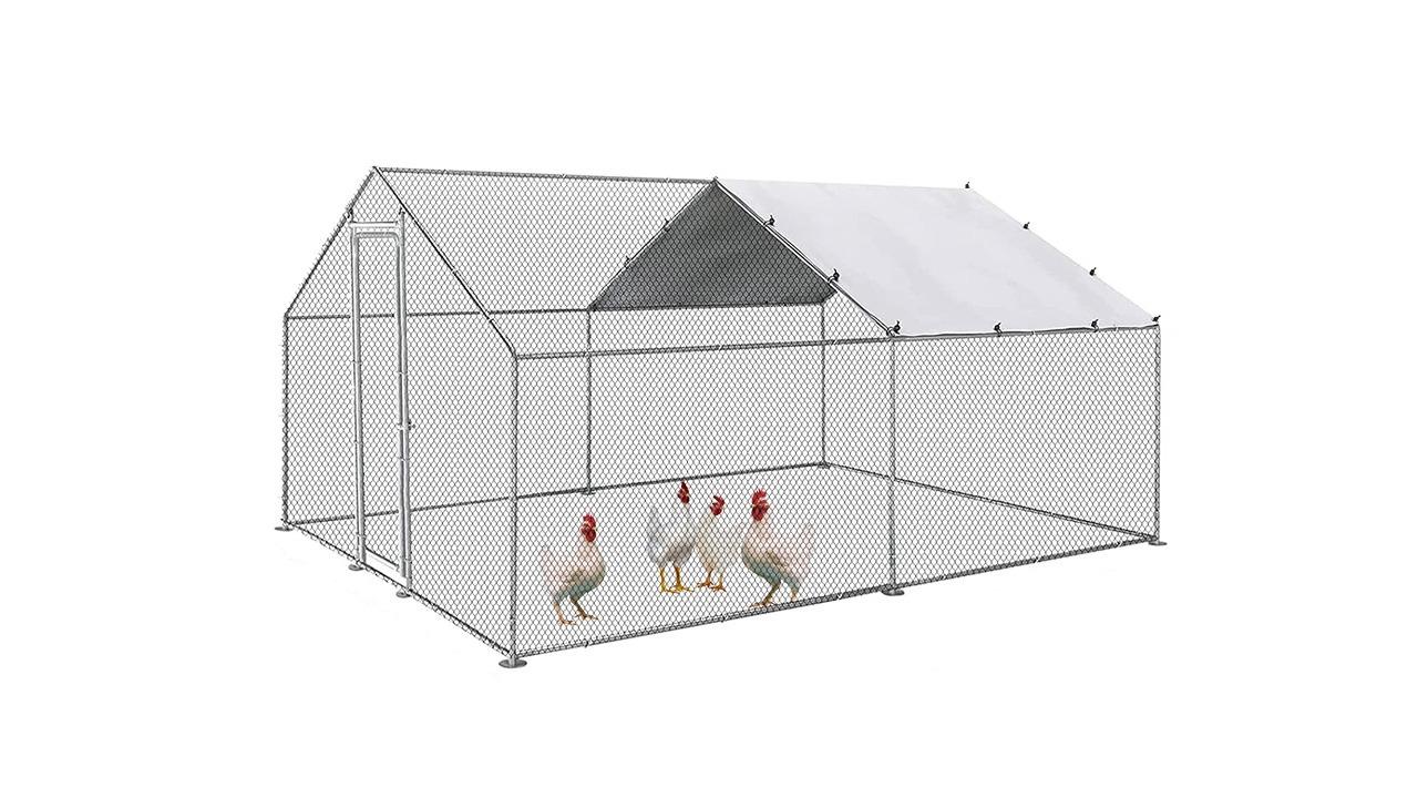 Topet Large Walk-in Chicken Coop - 300 x 400 x 195cm
