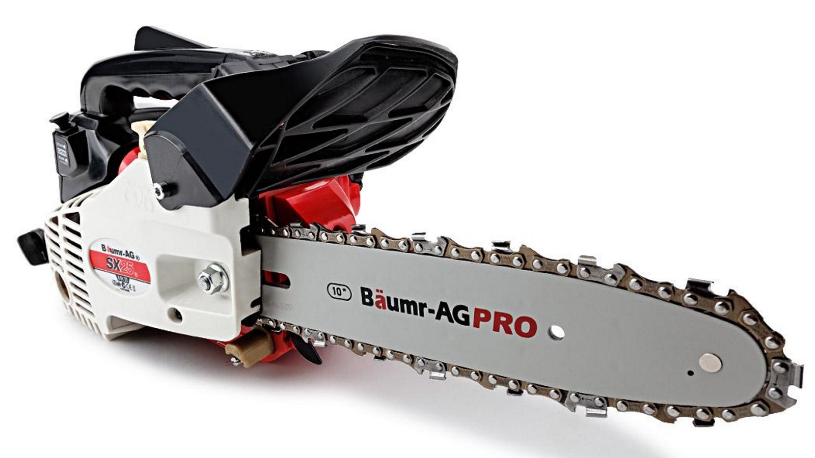 BAUMR-AG 25CC Petrol Chainsaw Arborist 10" Bar E-Start Tree Pruning Garden Chain Saw
