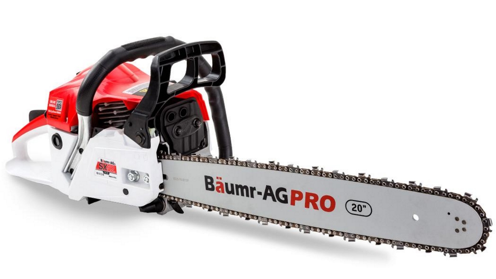 Baumr-AG 52CC Petrol Commercial Chainsaw 20" Bar E-Start