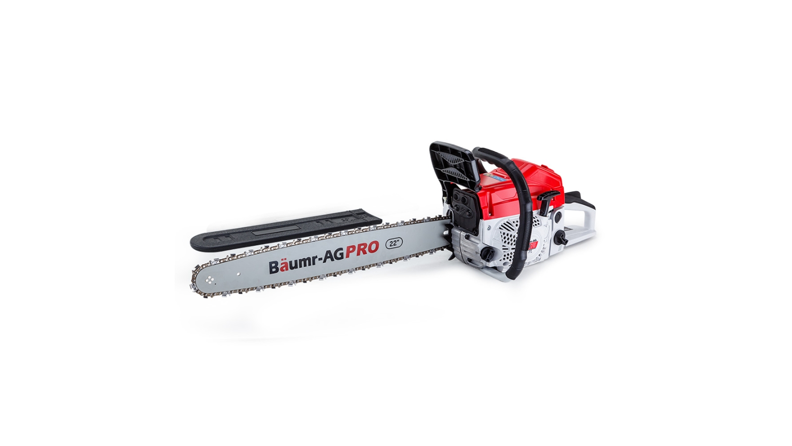 BAUMR-AG Commercial Petrol Chainsaw E-Start 22" Bar Chain Saw Tree Pruning Top Handle