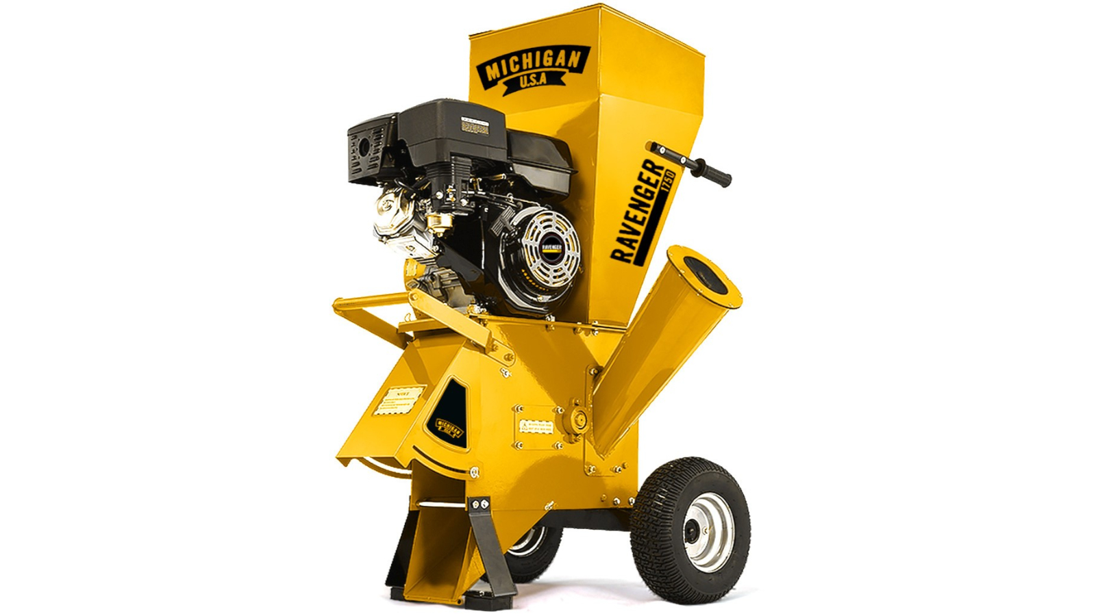 MICHIGAN Ravenger 1750 18HP 420cc Petrol Commercial Tree Mulcher and Wood Chipper