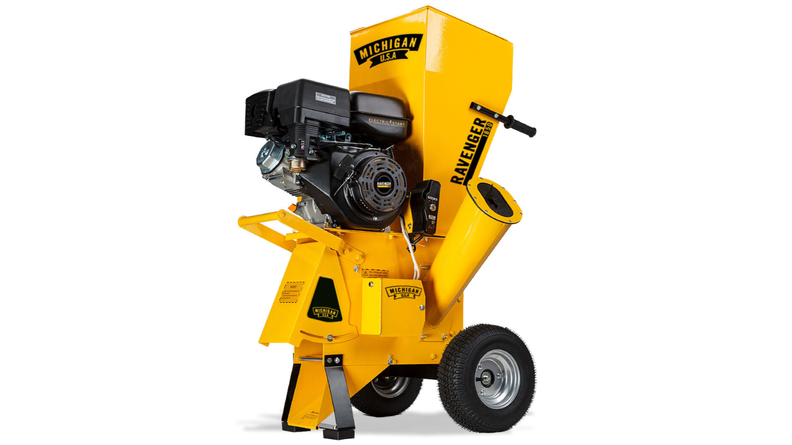 MICHIGAN Ravenger 1850 18HP 420cc Electric Key Start Petrol Commercial Wood Chipper