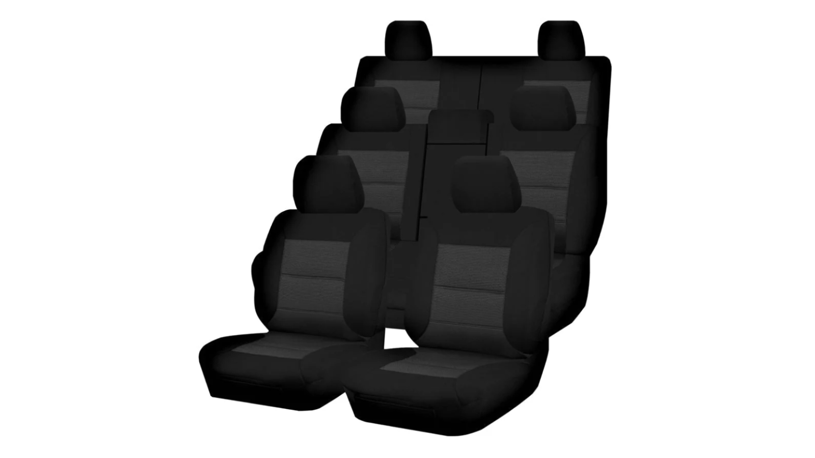 MyCar All Over Canvas Seat Cover for Ford Ranger Double Cab 07/2018-04/2022