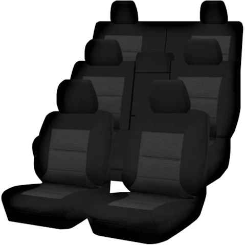 MyCar All Over Canvas Seat Cover for Ford Ranger Double Cab 07/2018-04/2022