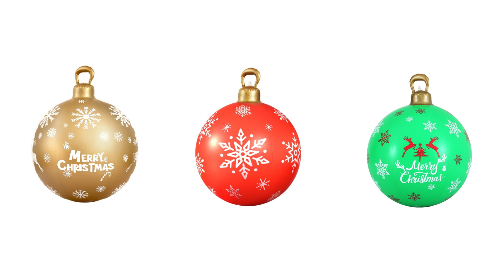 Jingle Jollys Christmas Decoration Giant Bauble 60cm Inflatable Ball