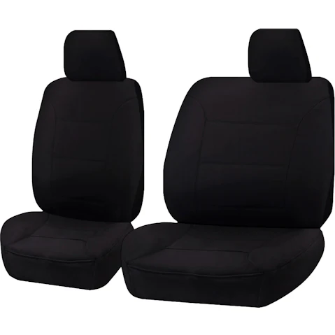 My Car Canvas Seat Cover for Mazda Bt50 UP Series Single Cab 2011-2015 - Black