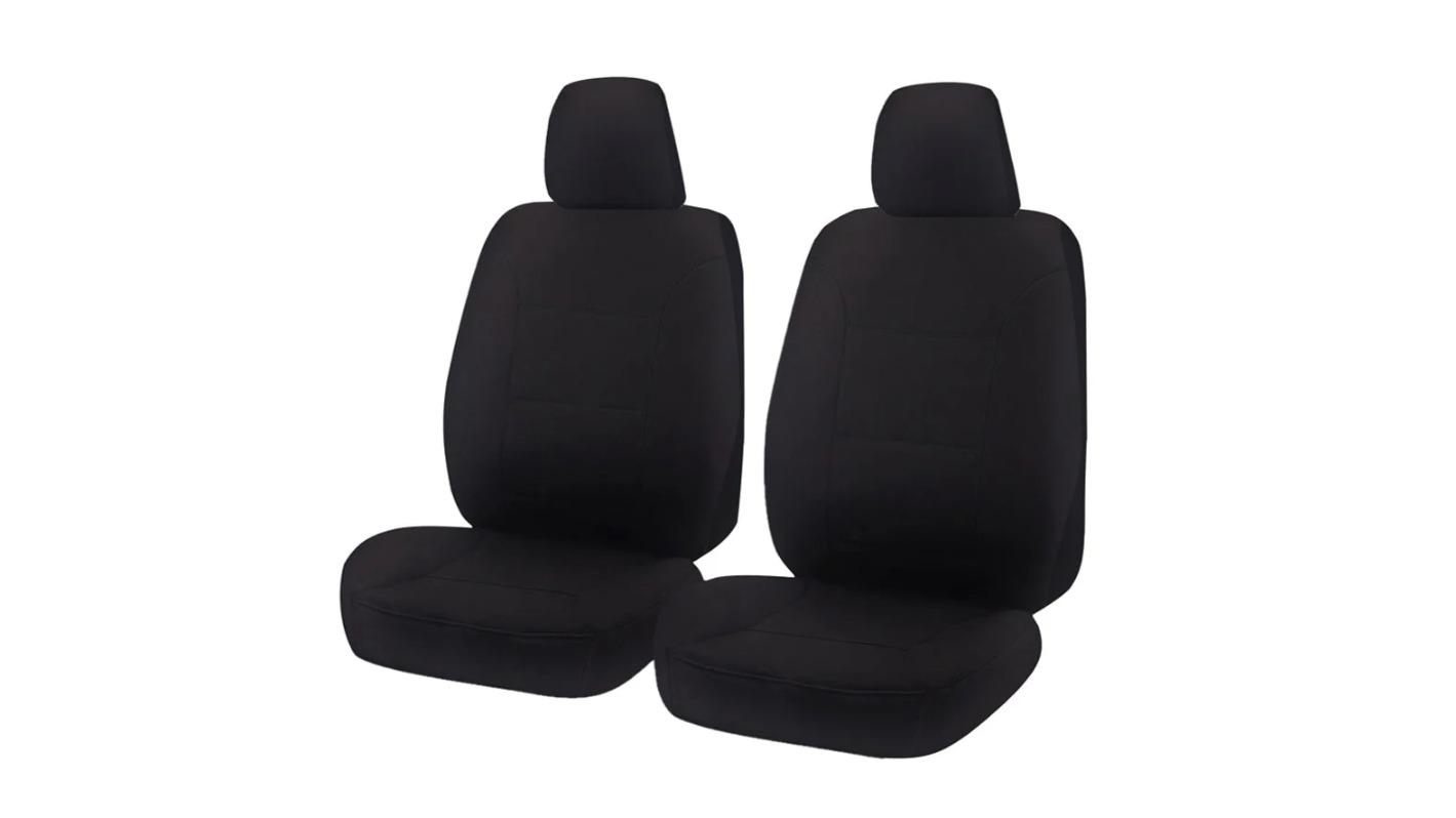 My Car Canvas Seat Cover for Isuzu D-Max Single Cab 2012-2020 - Black