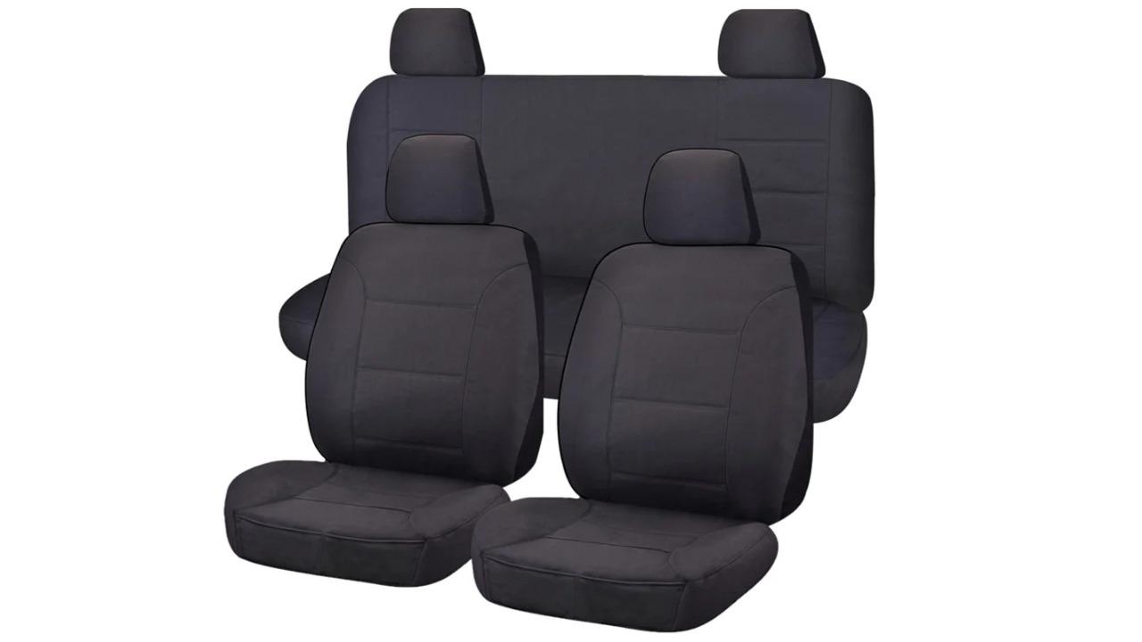 MyCar Canvas Seat Cover for Nissan Navara D23 Series1-3 NP300 Dual Cab (2015-2017)