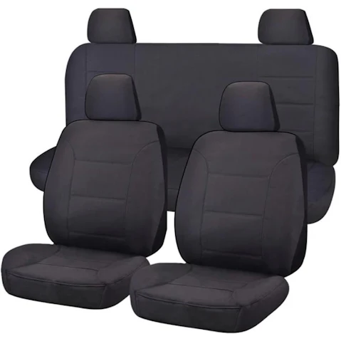 MyCar Canvas Seat Cover for Nissan Navara D23 Series1-3 NP300 Dual Cab (2015-2017)