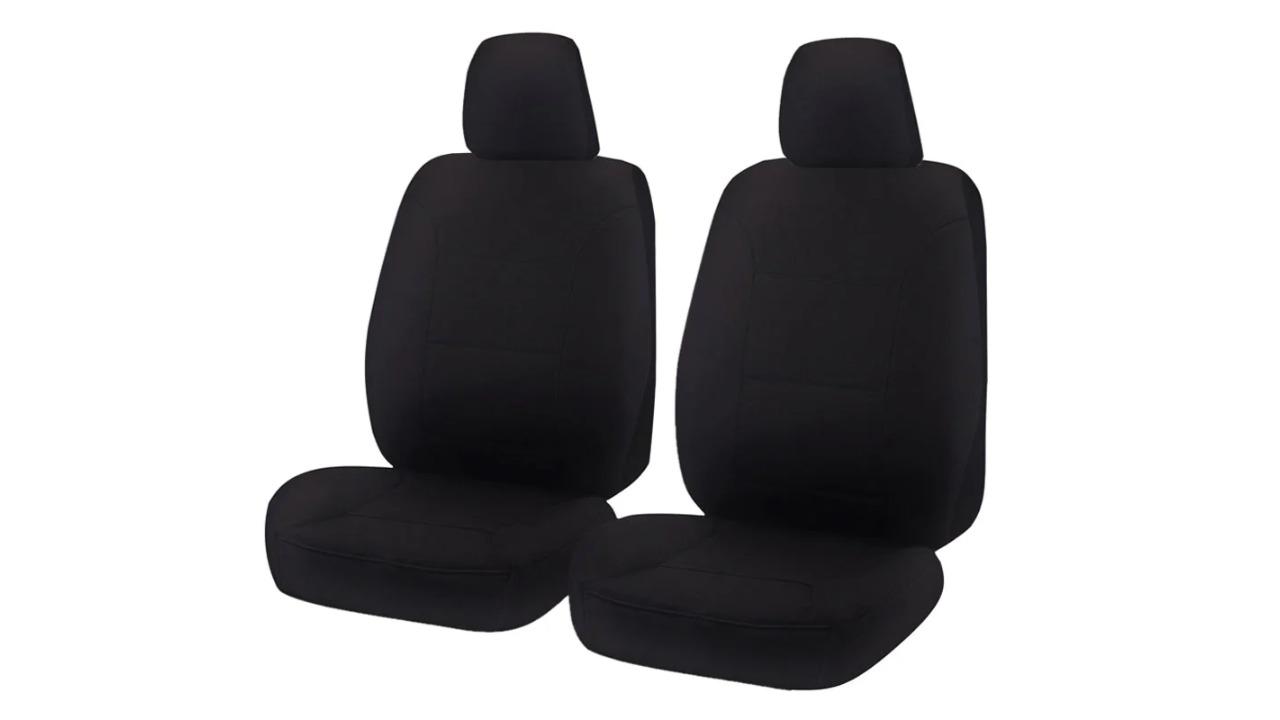 My Car Canvas Seat Cover for Ford Ranger PX/PXII/PXIII Series 2011-2016 - Black