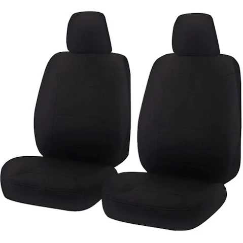 My Car Canvas Seat Cover for Ford Ranger PX/PXII/PXIII Series 2011-2016 - Black
