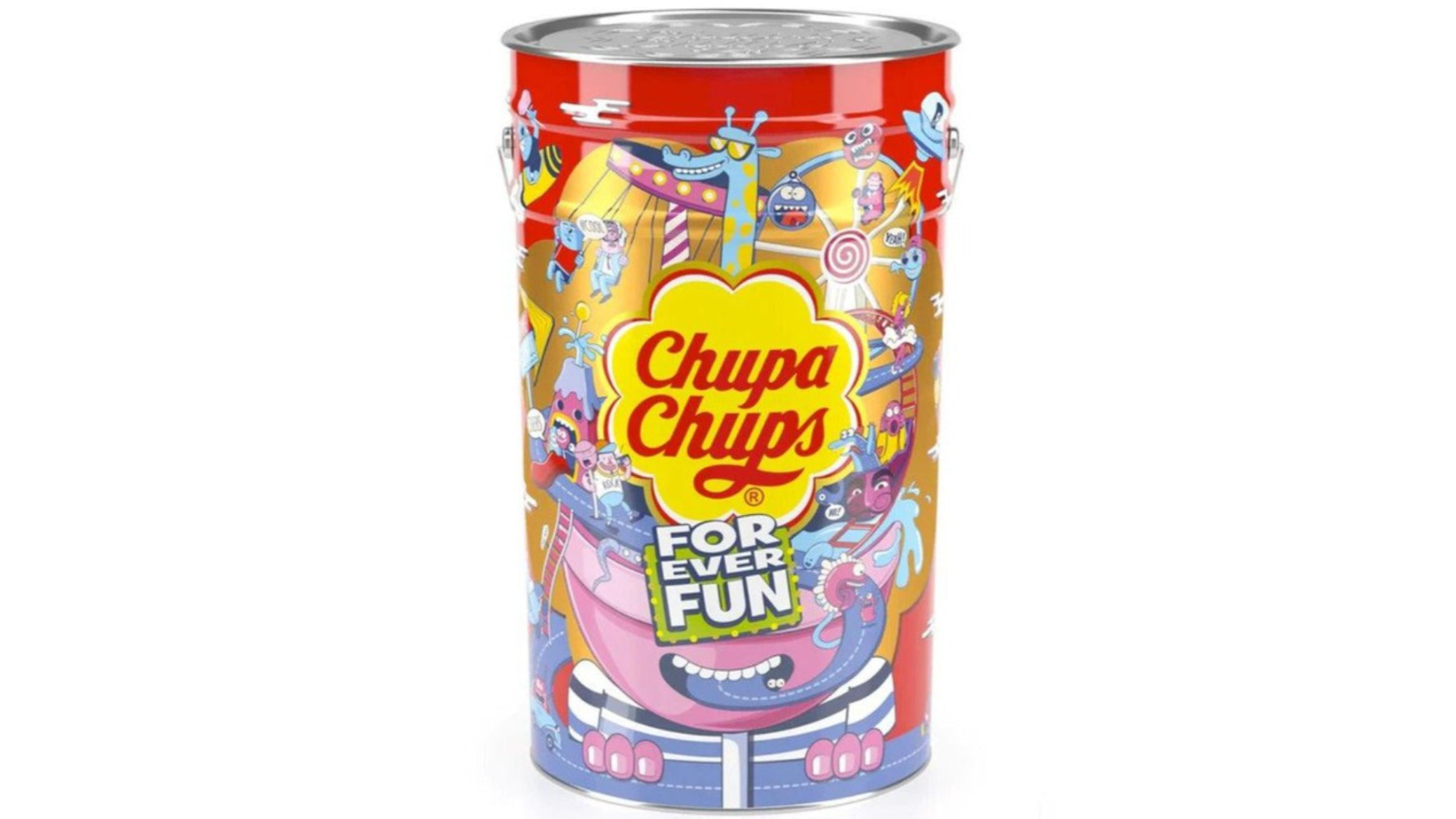 Chupa Chups Tin of 1000 Megatin Lollipop