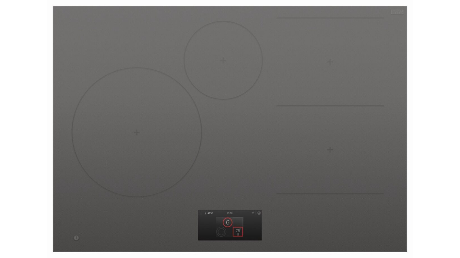 Fisher & Paykel 76cm Series 9 4 Zone Induction Cooktop with SmartZone - Grey