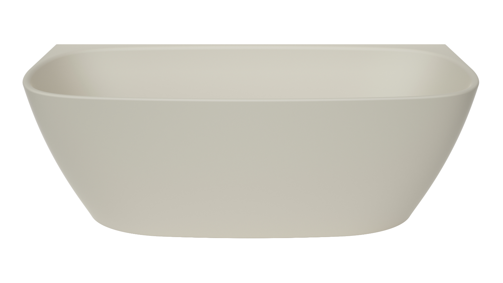 Caroma Contura II 1700 Back To Wall Freestanding Bath - Matte Clay