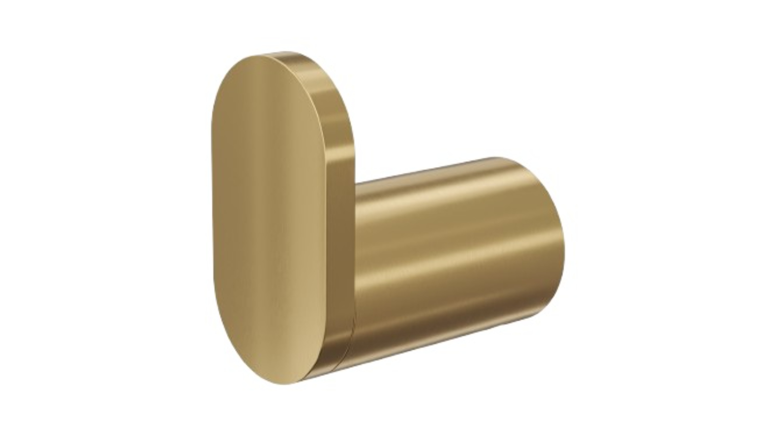 Linsol Circle Single Robe Hook - Brushed Brass