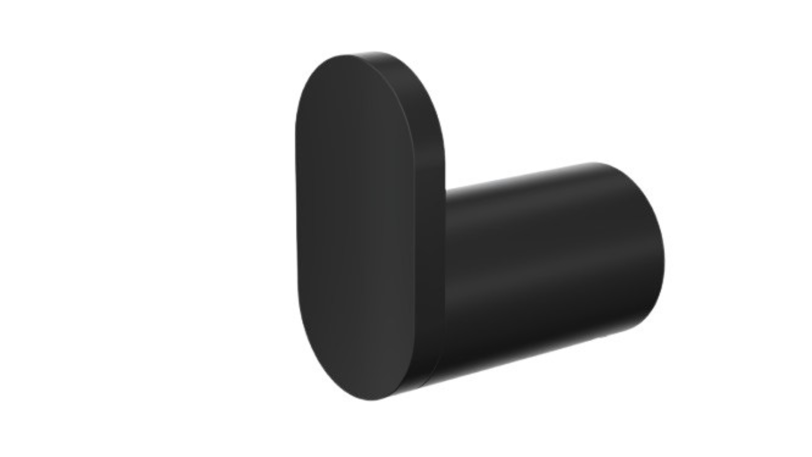 Linsol Circle Single Robe Hook - Matte Black 