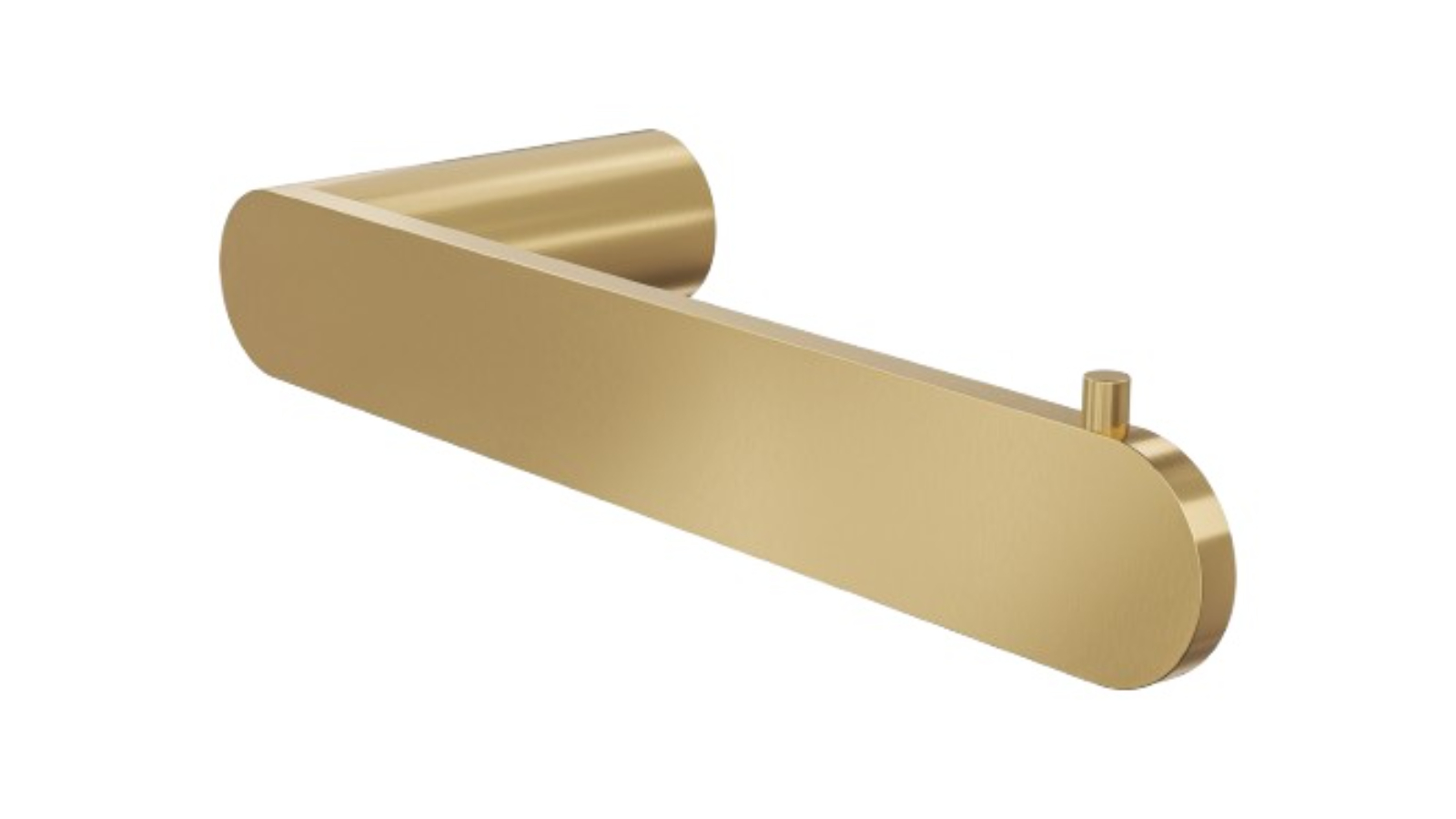 Linsol Circle Toilet Roll Holder - Brushed Brass