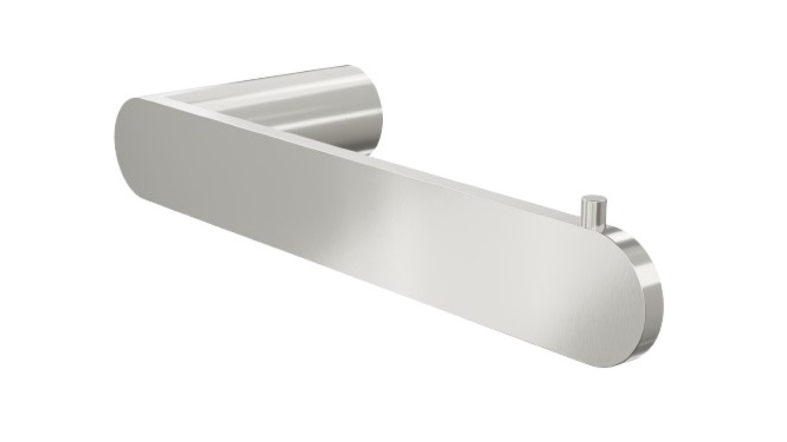 Linsol Circle Toilet Roll Holder - Brushed Nickel