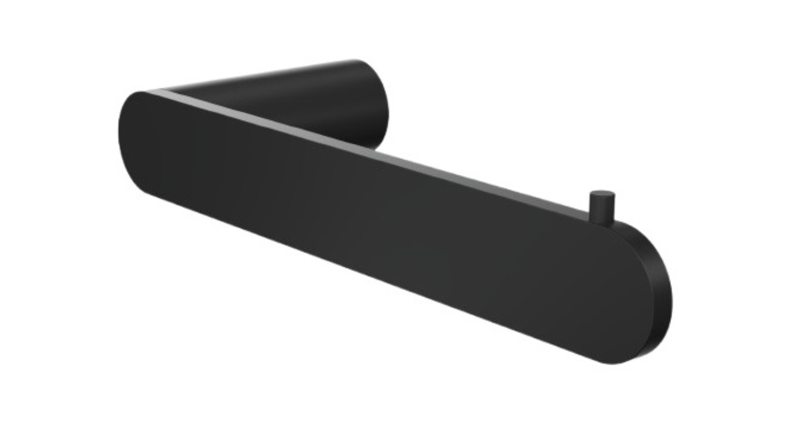 Linsol Circle Toilet Roll Holder - Matte Black 
