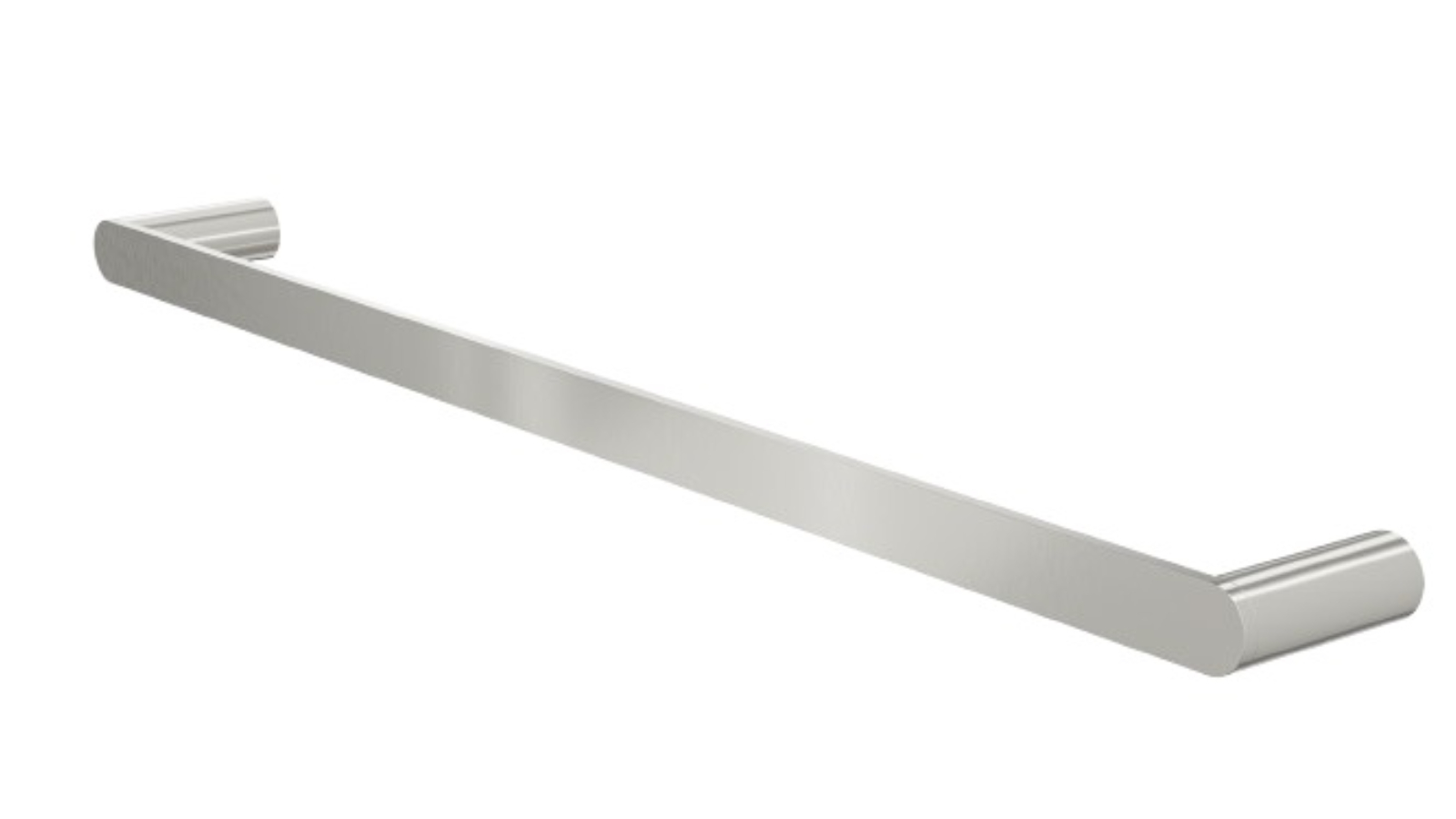 Linsol Circle 600mm Single Towel Rail - Brushed Nickel