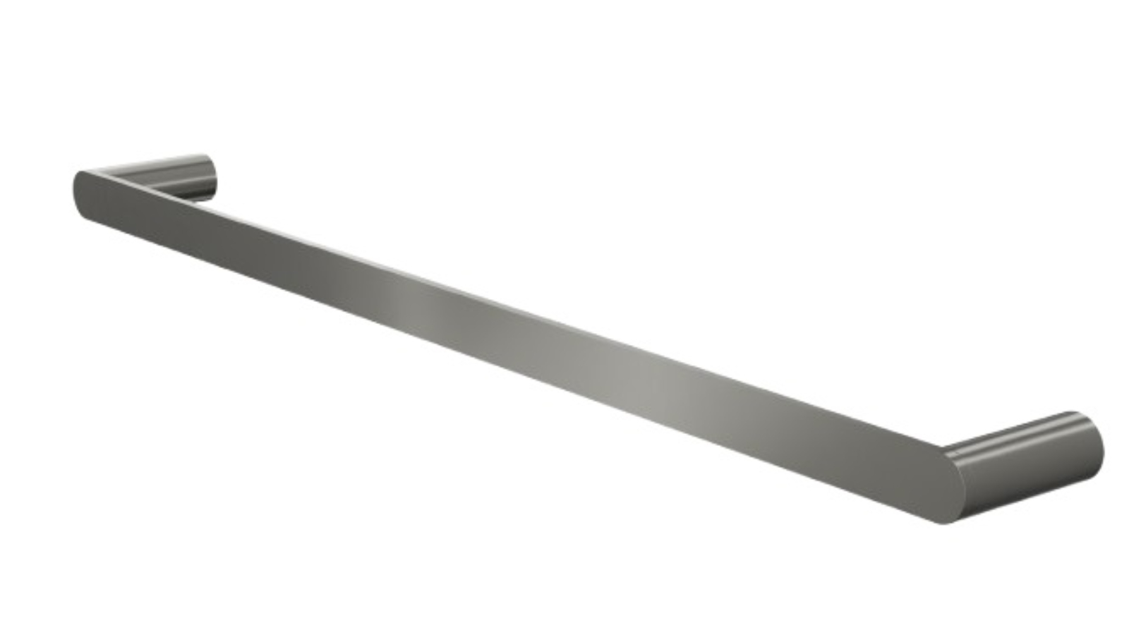 Linsol Circle 600mm Single Towel Rail - Gunmetal