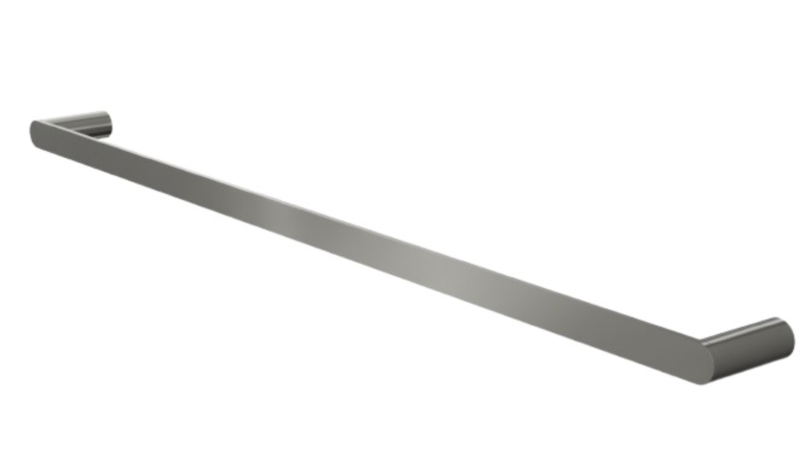 Linsol Circle 800mm Single Towel Rail - Gunmetal