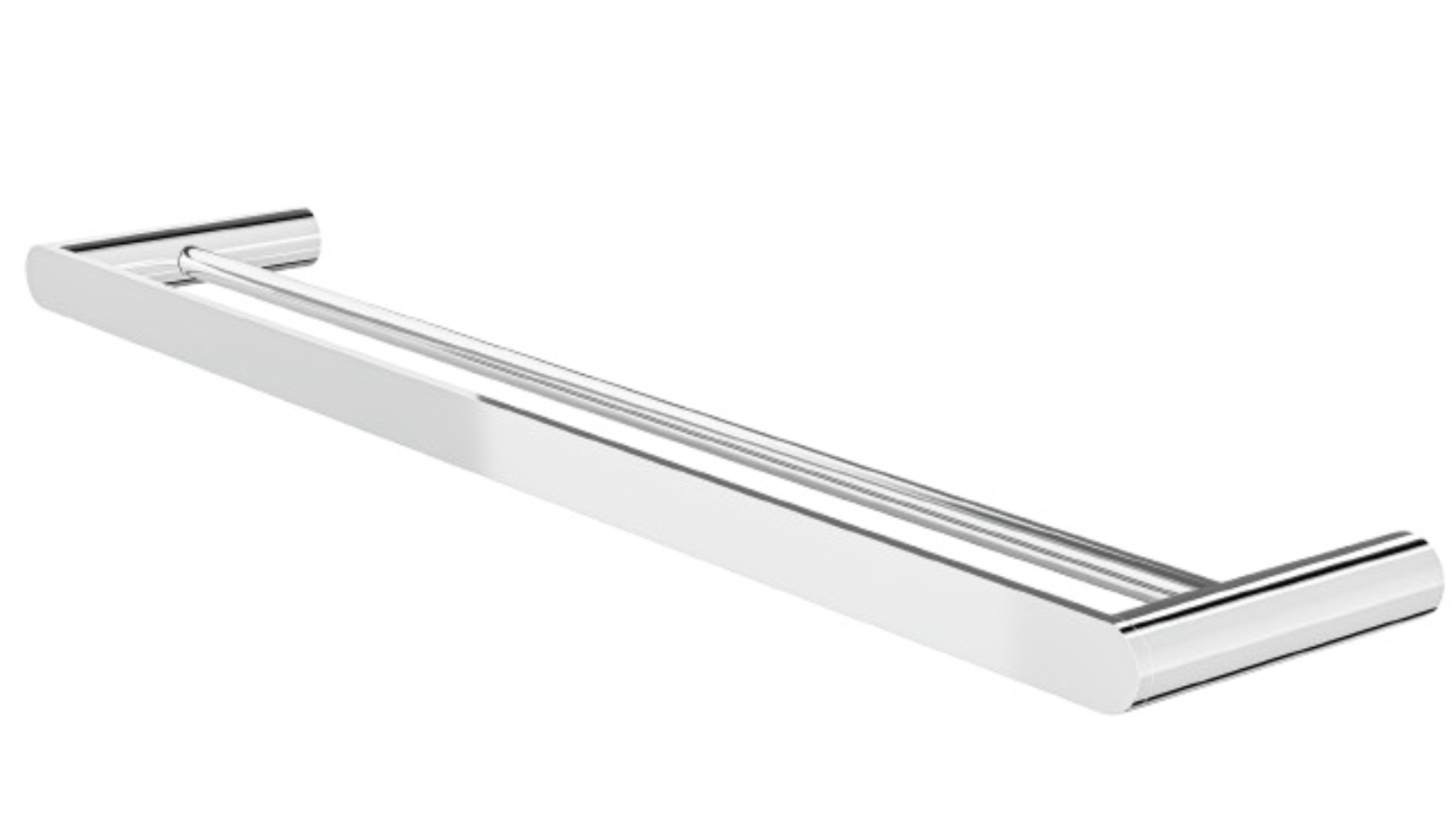 Linsol Circle 600mm Double Towel Rail - Chrome