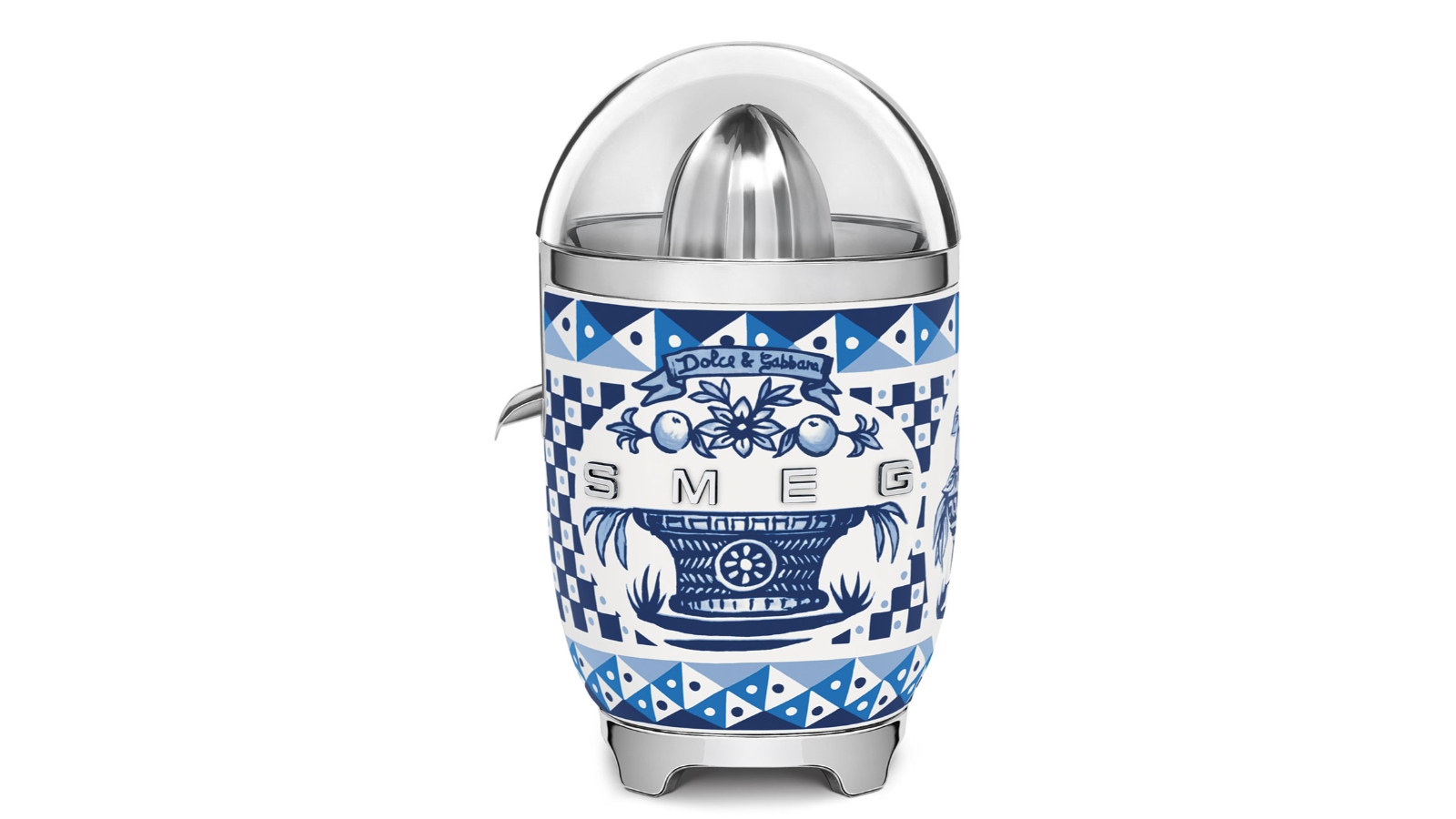 Smeg Dolce and Gabbana Citrus Juicer - Blu Mediterraneo