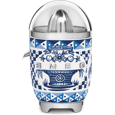 Smeg Dolce and Gabbana Citrus Juicer - Blu Mediterraneo