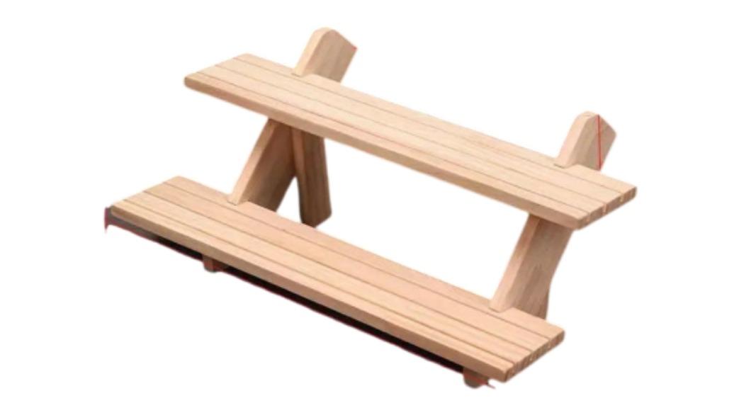 NNETM Add a Touch of Elegance with This Handcrafted Wooden Riser Shelf
