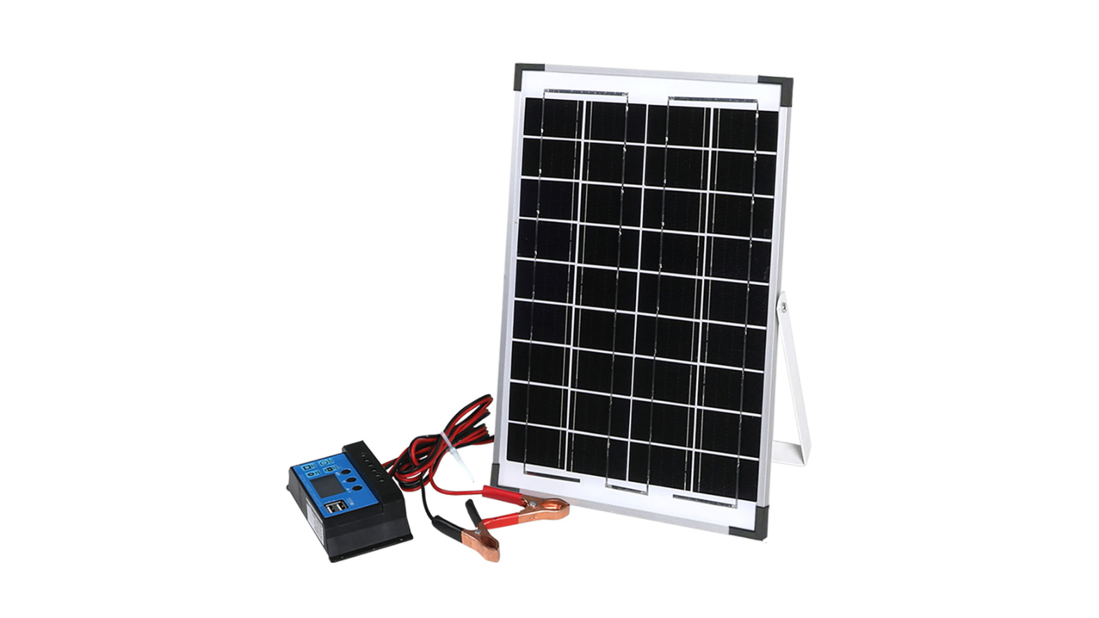 12V 10W Solar Panel Power Charging Kit