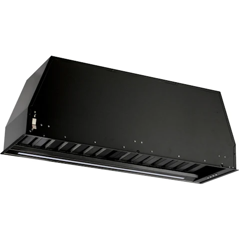 Glem Gas 85cm Under Cupboard Rangehood - Black Stainless Steel