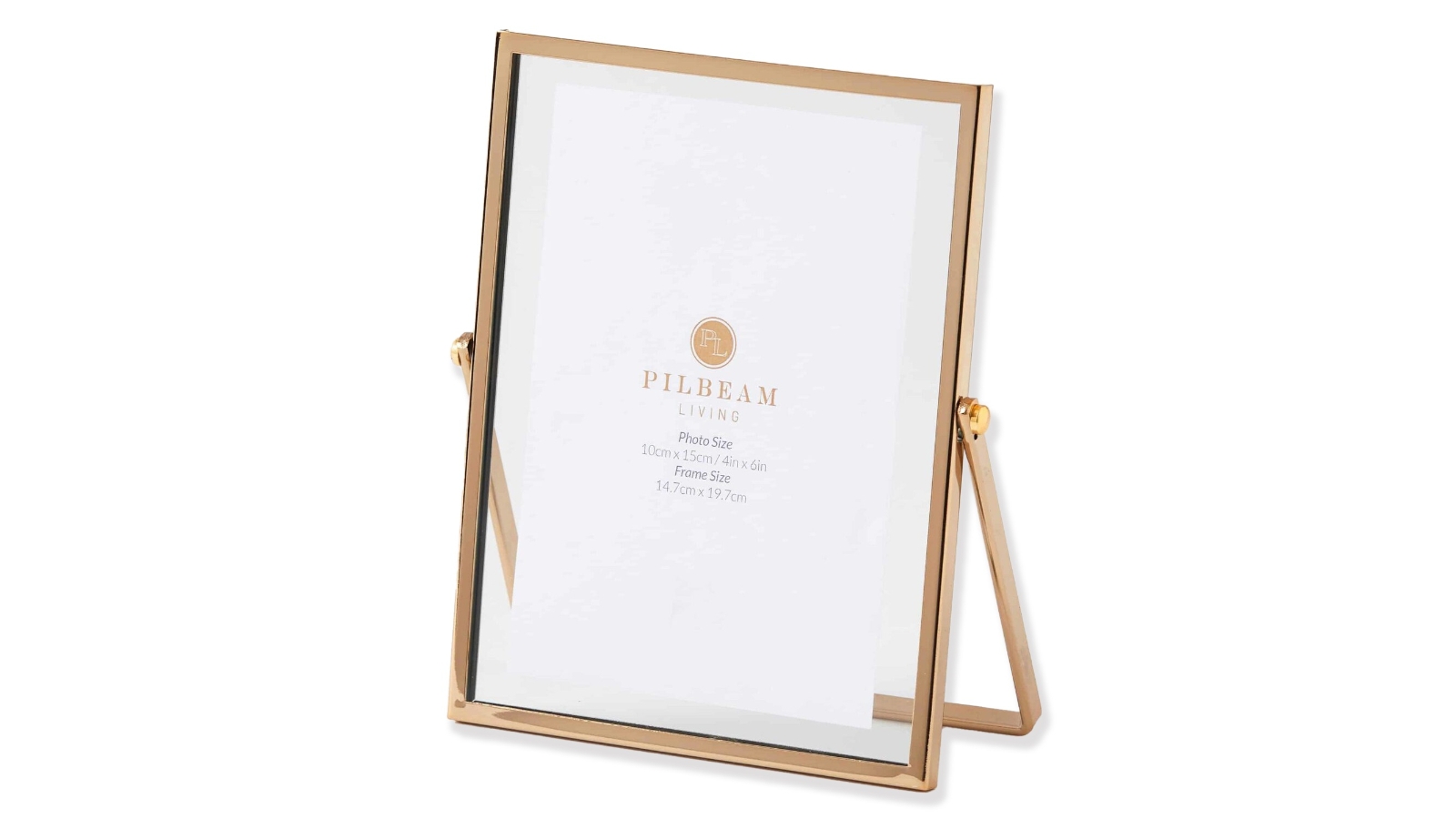 Pilbeam Living Stelle 4 x 6inch Photo Frame - Gold