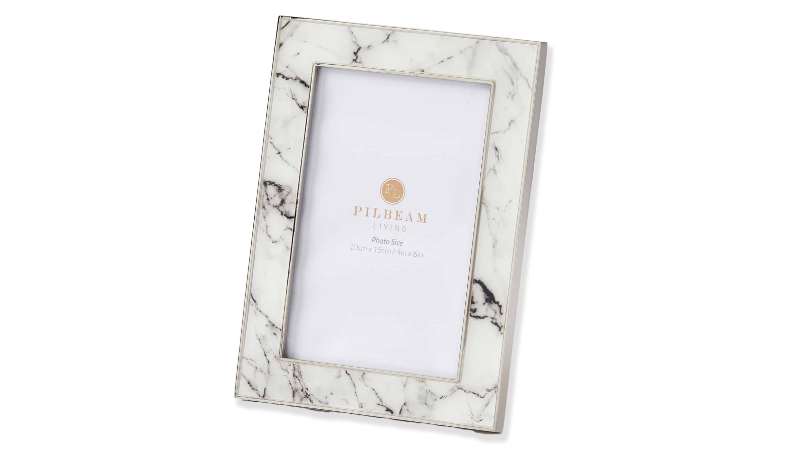 Pilbeam Living Silver Whitley Photo Frame - 4 x 6inch