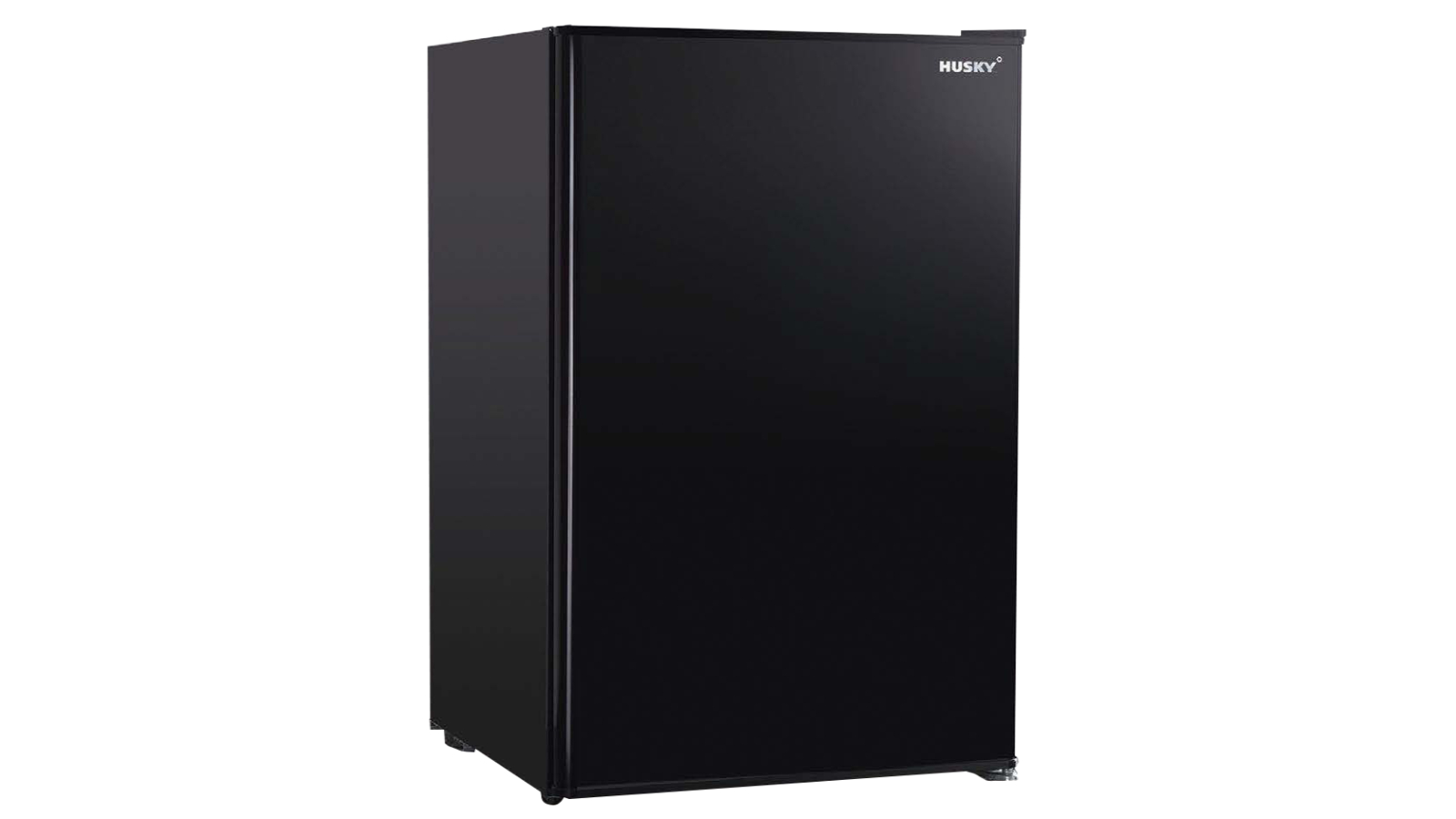 Husky 130L Solid Door Undercounter Bar Fridge - Black