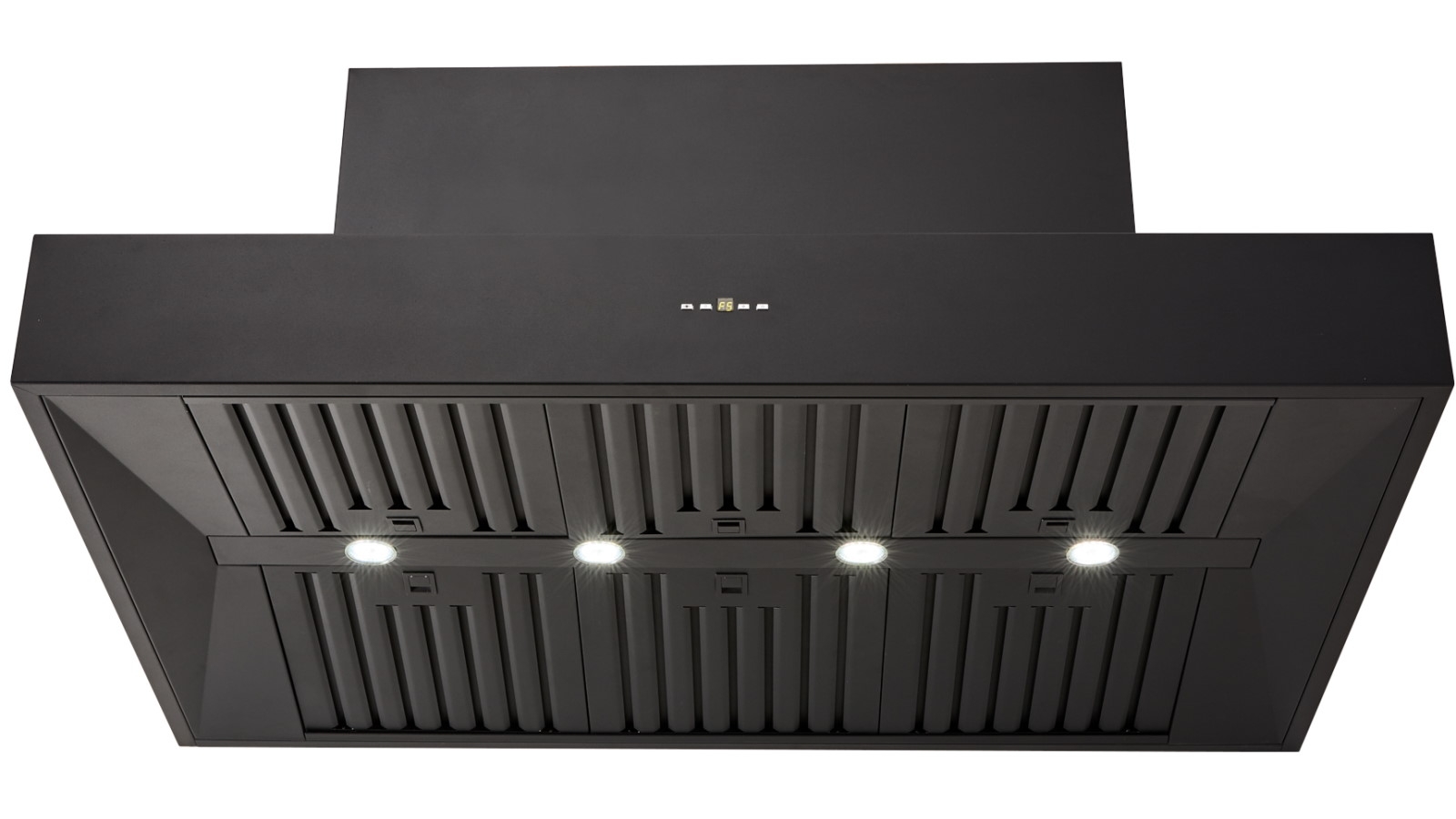 Schweigen 120cm BBQ Alfresco On-Board Canopy Rangehood with Twin Motor - Matte Black