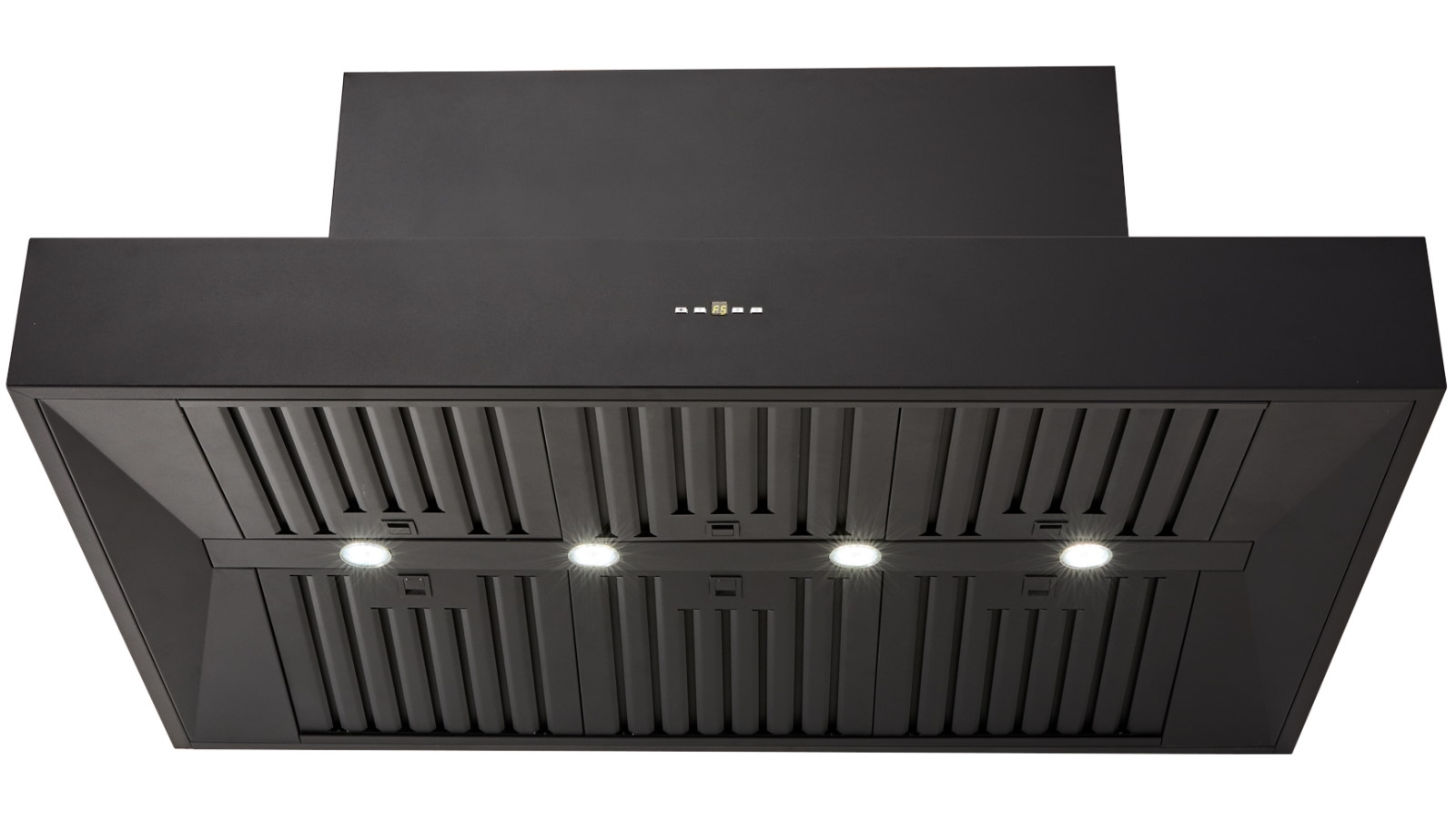 Schweigen 120cm Silent BBQ Alfresco Canopy Rangehood with Isodrive SP2.3000 Twin Motor - Matte Black