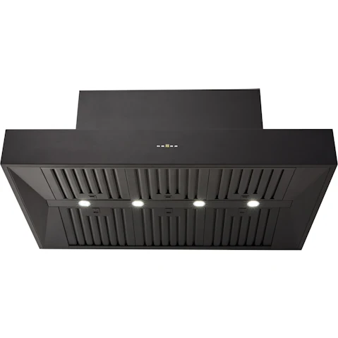 Schweigen 120cm Silent BBQ Alfresco Canopy Rangehood with Isodrive SP2.3000 Twin Motor - Matte Black