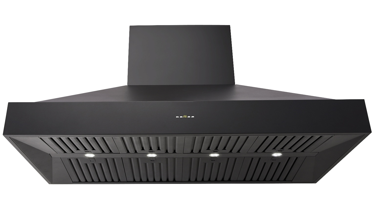 Schweigen 150cm Silent BBQ Alfresco Pyramid Rangehood with Isodrive SE.3200 Motor - Matte Black