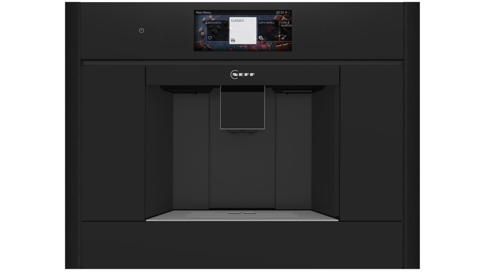 Neff Machine NEFF Built-In Fully Automatic Coffee Machine - Deep Black | Harvey Norman