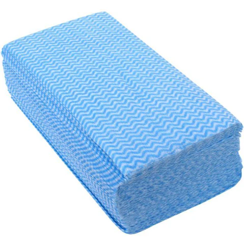 Cleanlink Pack of 20 Sheet Commercial Grade Multi-Purpose Cleaning Wipes - Blue