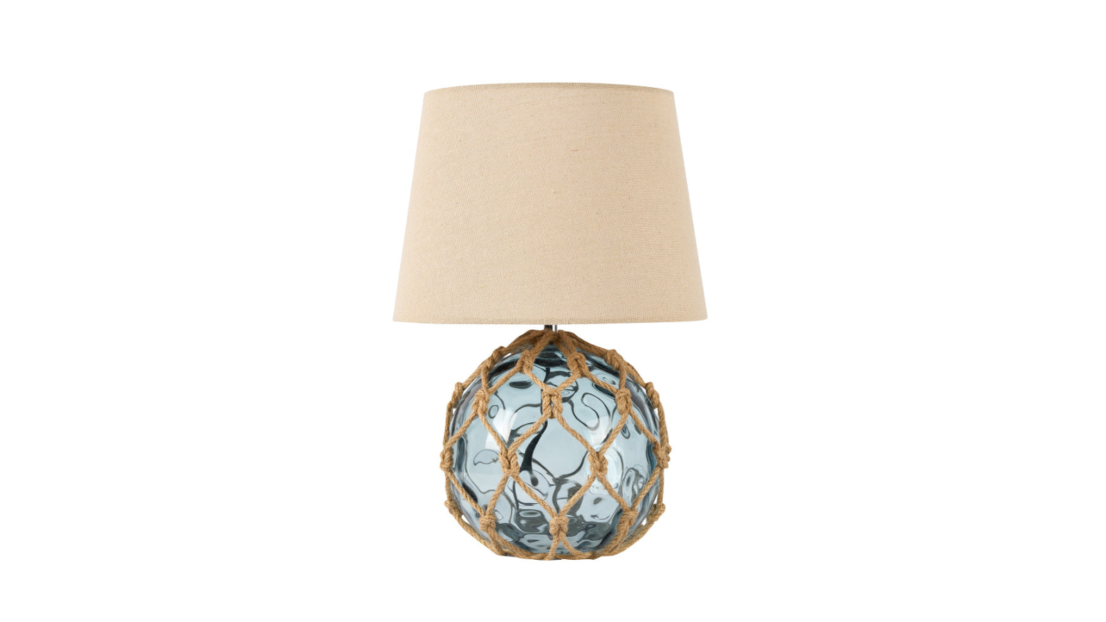 Luminea Clement Rope Wrapped Table Lamp - Blue