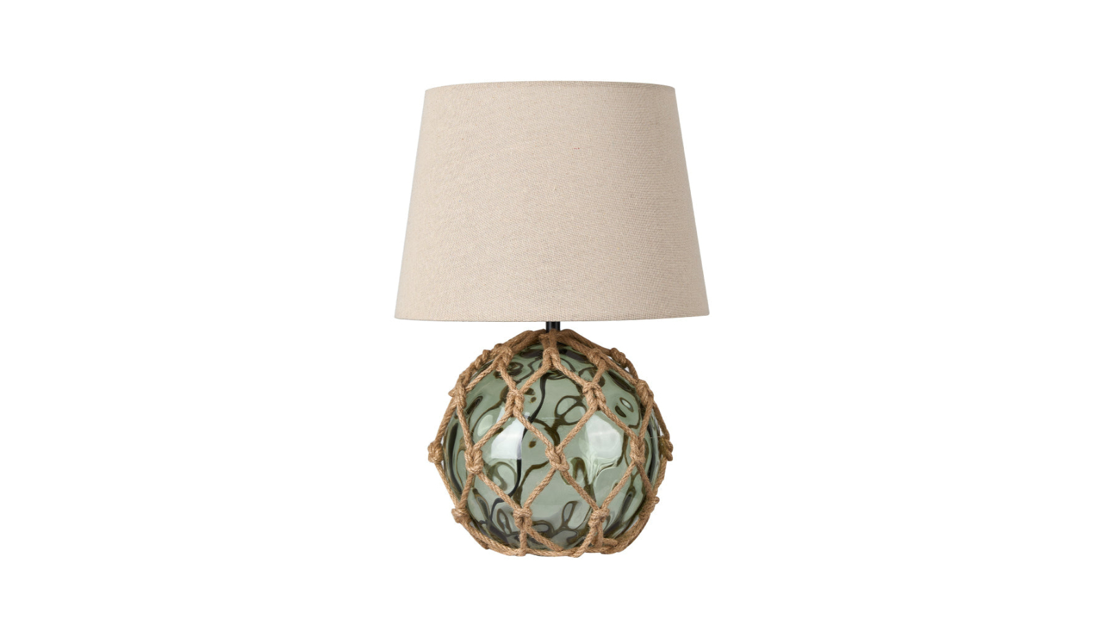Luminea Clement Rope Wrapped Table Lamp - Green