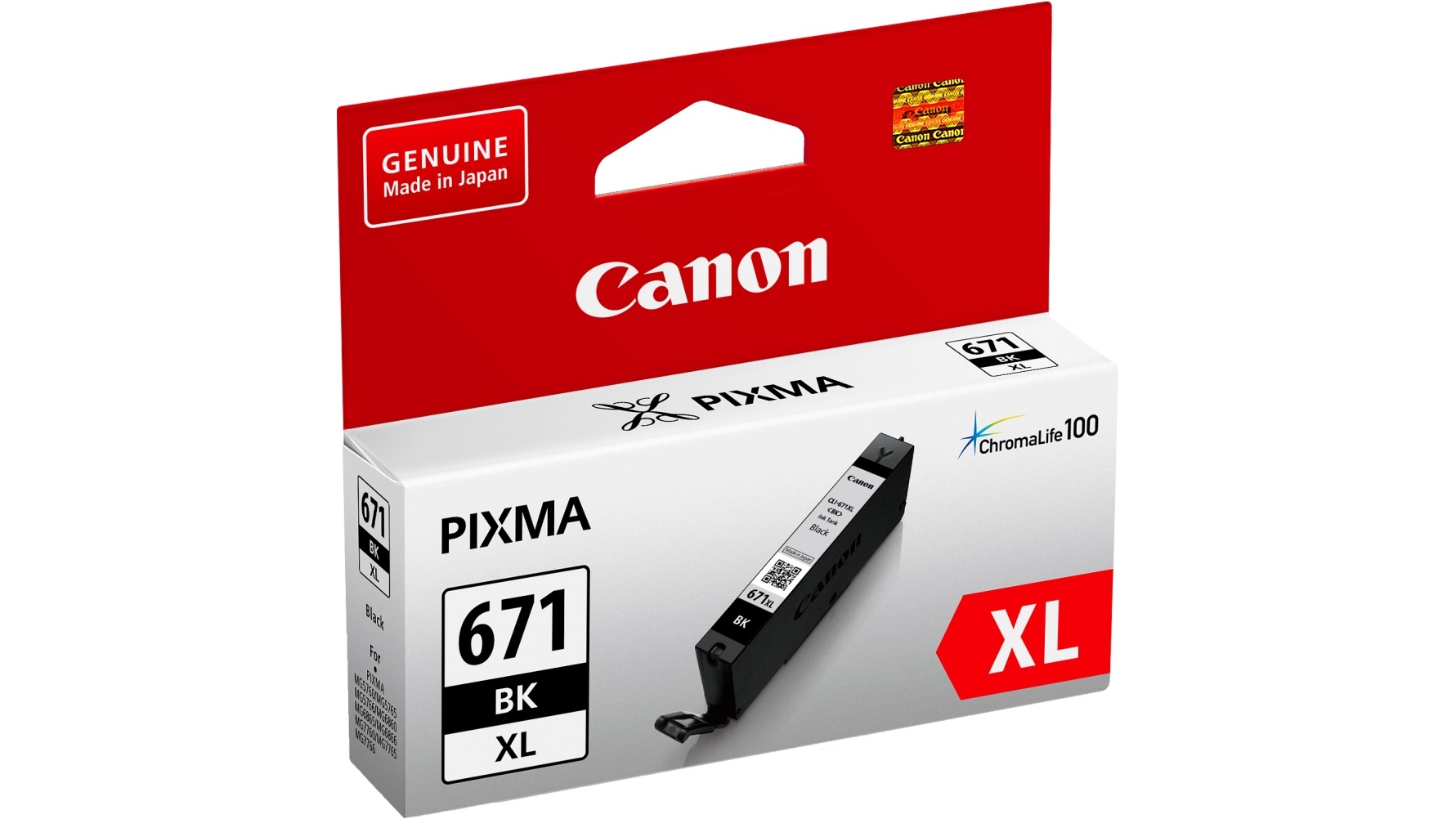 Canon CLI671XLBK Extra Large Ink Cartridge - Black