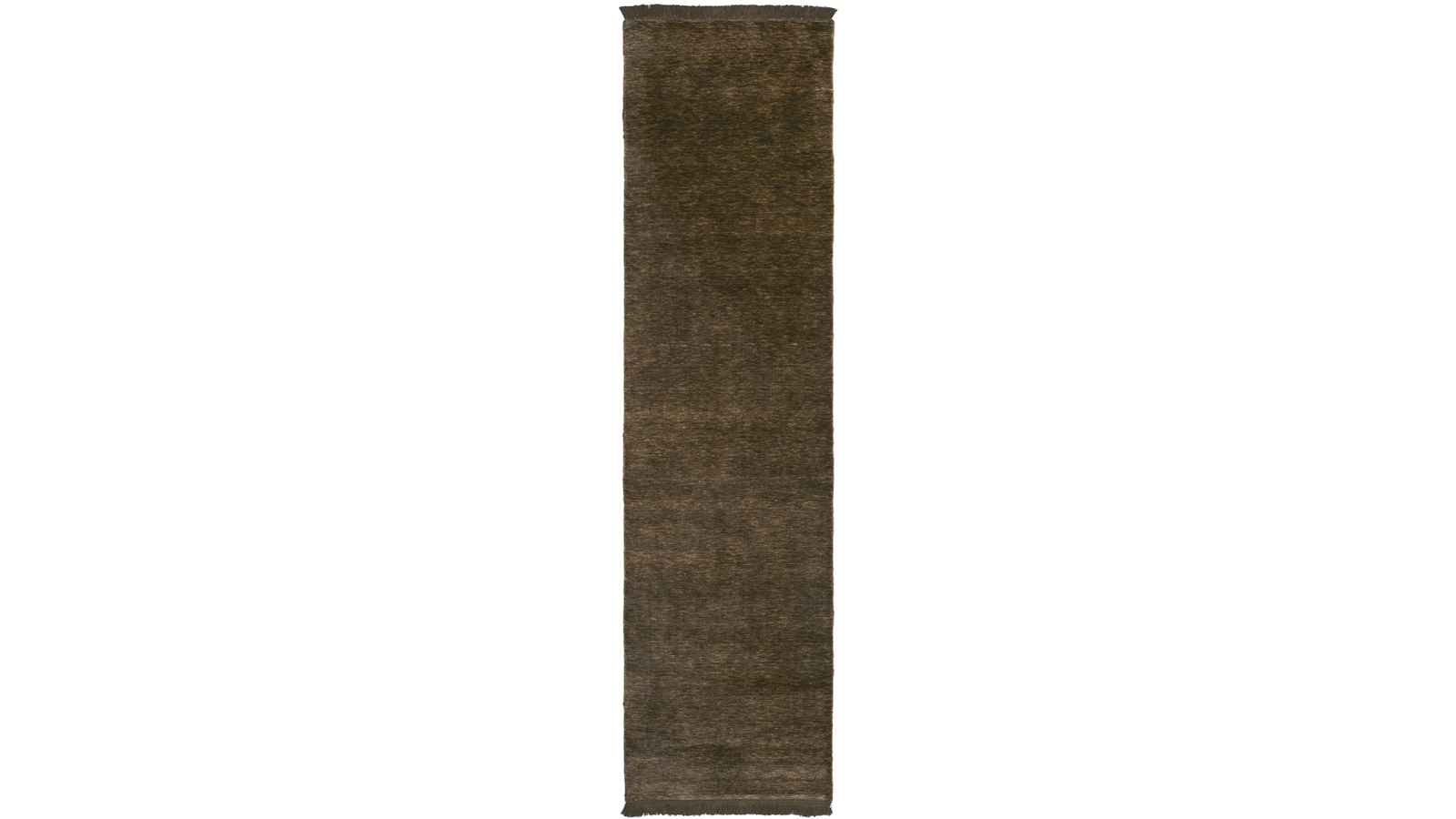 Conscious Loom Kinship Bear Brown Runner Rug