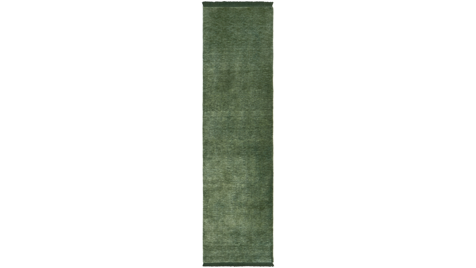 Conscious Loom Kinship Forest Green Runner Rug - 300 x 80cm