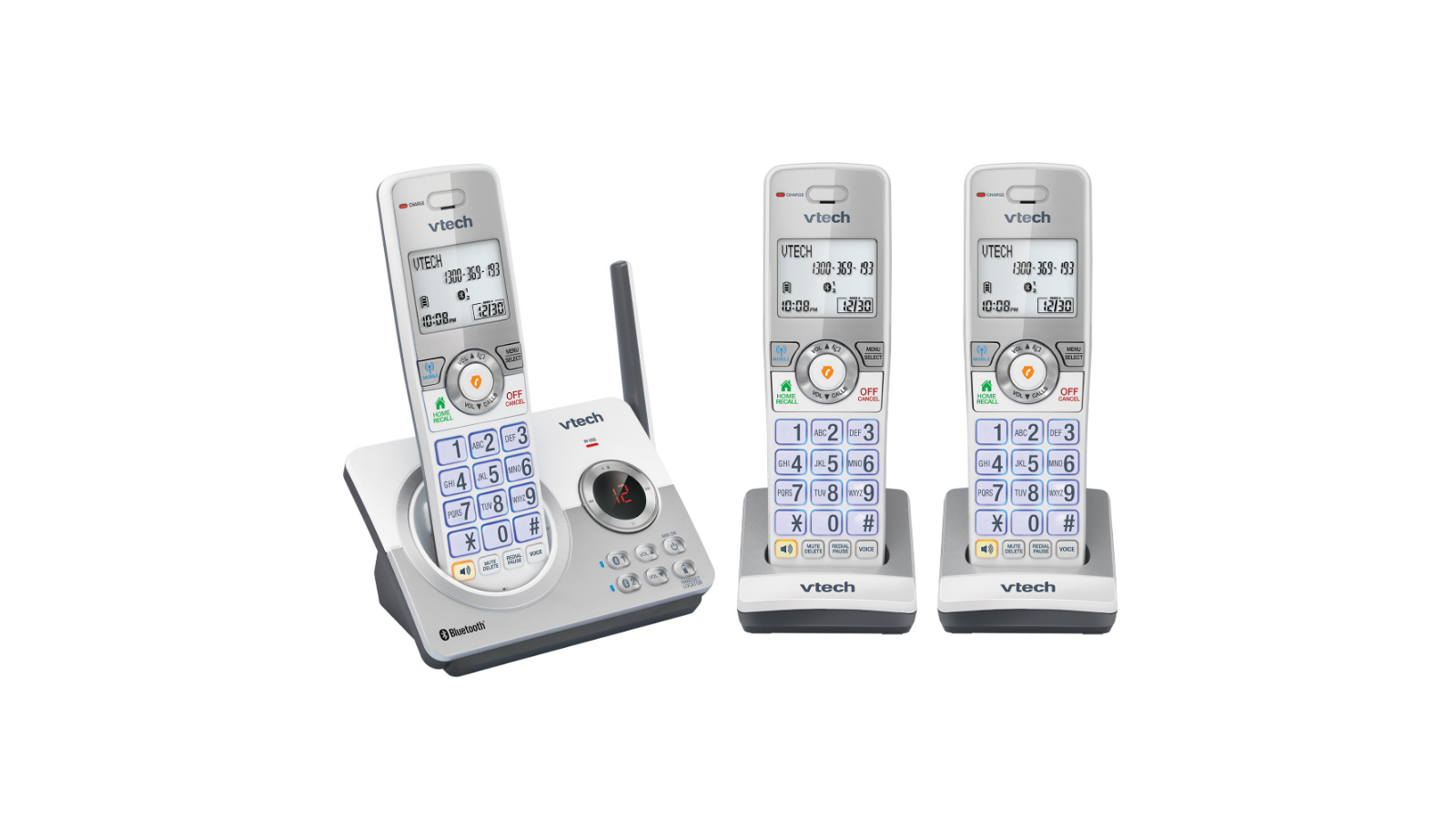 Vtech 22150 3-Handset DECT 6.0 Cordless Phone